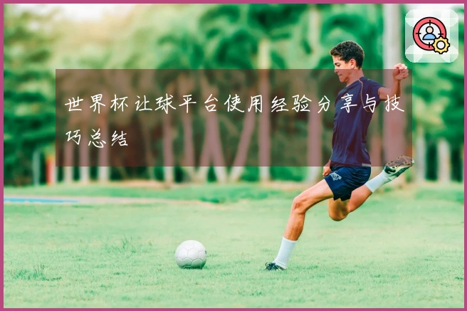 世界杯让球平台使用经验分享与技巧总结